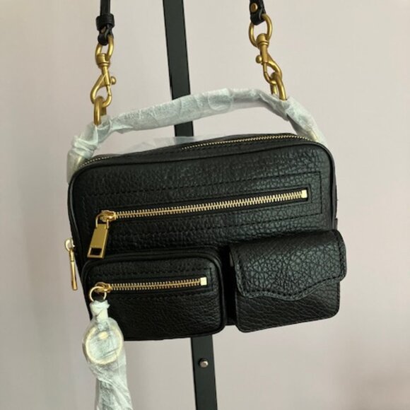 NWT Rebecca Minkoff Jeff Boxy Crossbody Bag in Black - Picture 2 of 8